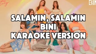 Salamin SalaminOriginal versionBiniKaraoke Version [upl. by Abbi581]