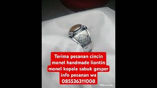 cincin monel model ketupatbatuakik gemstone batuakikmotif batupermata [upl. by Stagg]