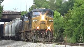 CSX 770 and 5411 Lead a Manifest on 82118 [upl. by Andres]