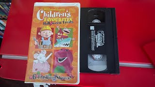 Opening And Closing To Children’s Favourites Halloween Treats 2004 VHS Side Label 774 [upl. by Datha]