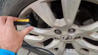 How to Pump up a Car Tyre Using a Bike Pump [upl. by Fleisig]