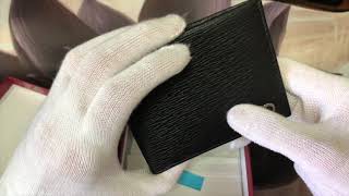 Salvatore Ferragamo Gancini Wallet Men Unboxing Review [upl. by Sherline]