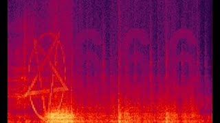 DOOM OST Easter Egg  quotCyberdemonquot Spectrograph Pentagram and quot666quot [upl. by Ednarb]