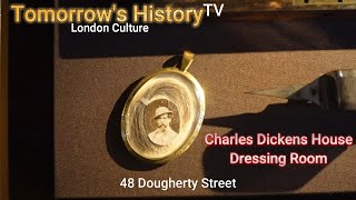 Charles Dickens Dressing Room with Locket of Hair other possessions  Tomorrows History TV London [upl. by Neirbo]