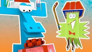 Dibujitos Animados  ¡Papelitos y Las Mejores Aventuras de Invierno  Moolt Videos Para Niños [upl. by Koziarz476]