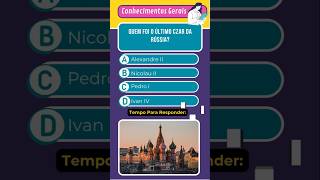 Quiz Mais Rápido de Conhecimentos Gerais  Descubra Se você Consegue acertar [upl. by Eiuqcaj]