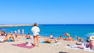 Walking Tour Barcelona Spain  Platja de la Nova Icària  The Best Place in Barcelona Spain [upl. by Leumek]