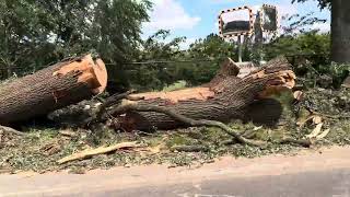 Noodweer Ramsdonk  Londerzeel Oudemanstraat 11 juli 2024 [upl. by Gebhardt528]