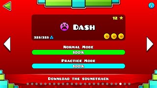 Geometry Dash 22 – “Dash” 100 Complete All Coins [upl. by Nilrah151]