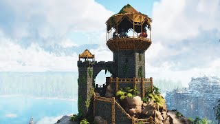 Wizard Tower Aviary  Build Tutorial  ARK Survival Ascended [upl. by Philoo]