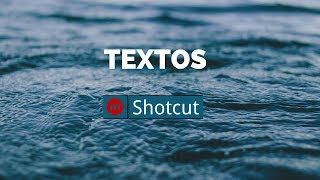 Shotcut 6 Textos [upl. by Doownyl]