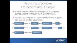 Mercent Retail Marketplace Price Optimizer [upl. by Feledy]