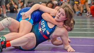 145 – Samantha Greisen G of Illinois CornStars vs Carlee Wilson R of Wright Way IN [upl. by Urbannai]