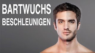 BARTWUCHS BESCHLEUNIGEN ● BARTWACHSTUM ANREGEN amp Bartwuchsmittel [upl. by Atinomar537]