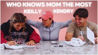 WHO KNOWS MOM THE MOST Keilly VS KendryChallenge [upl. by Olatha]