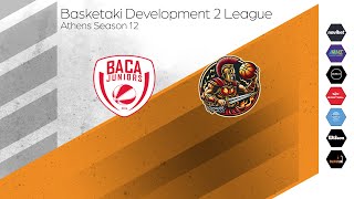 Basketaki The League  Baca Juniors BC Vs 53 Asylum 22092024 [upl. by Enilarac539]