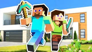 NEW HOUSE UPGRADE  MINECRAFT w MY BOYFRIEND [upl. by Domel263]