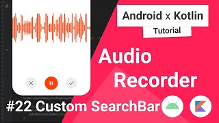 Audio Recorder 22 Custom Search Bar [upl. by Dietsche]