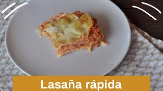 Lasaña fácil sin bechamel [upl. by Esened765]