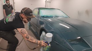 Painting Dougs car with single stage urethane 👌 [upl. by Luciano]