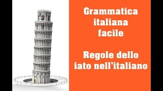 Grammatica italiana  Regole dello iato nellitaliano [upl. by Nnayrb930]