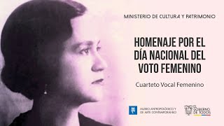 Homenaje por el Día Nacional del Voto Femenino 2020  Cuarteto vocal femenino [upl. by Lesna351]