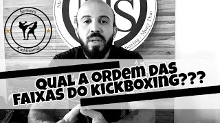 Mário Souza  Coach  Qual a ordem das faixas do kickboxing [upl. by Clint]