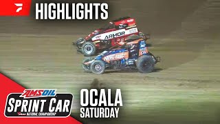 Winter Dirt Games Saturday Feature  2024 USAC Sprints at Ocala Speedway [upl. by Krahling153]