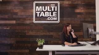 MultiTable Highest Rated Height Adjustable Standing Desks [upl. by Wyly]