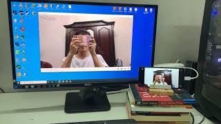 How to use Phone as a webcam via USB  iVCam Setup Tutorial [upl. by Aisena924]