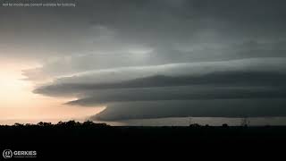 Tornadic Supercell Timelapse Western Downs  Gerkies [upl. by Gnaoh]