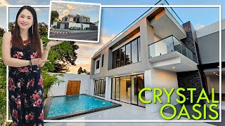 Crystal Oasis and its Modern Design Charm Corner House in BF Homes Paranaque House Tour 202 [upl. by Pacifa826]