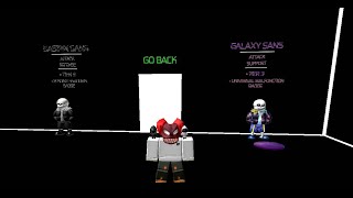 Roblox Undertale Soul Ops 2 Gans And Galaxy Sans Showcase Read Desc For More Info [upl. by Vaios]