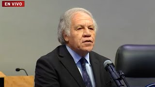 EN VIVO Secretario general de la OEA habla sobre Venezuela desde Miami [upl. by Estes]