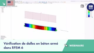 EN Webinaire  Vérification de dalles en béton armé dans RFEM 6  mai 2024 [upl. by Leona]