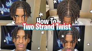 UPDATED How to two strand twist your own hair  Life With Jrocc [upl. by Grinnell761]