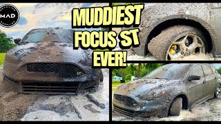 Deep Cleaning The Muddiest Ford Focus ST EVER  Insane Satisfying Disaster Detail Transformation [upl. by Alyat187]