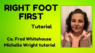 Right foot first line dance tutorial Improver choreography by Fred Whitehouse [upl. by Terrance113]