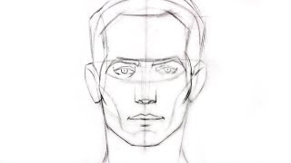 How to Draw the Head  Front View [upl. by Oiramat]