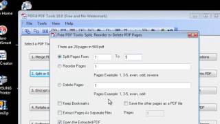 แบ่งไฟล์ pdf เป็นไฟล์ย่อย ๆ แบบง่ายๆ [upl. by Maillil]