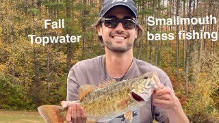 Fall topwater bass fishing on Watauga Lake [upl. by Roer]