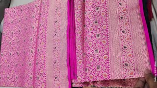 Handloompurekatanssilkbanarasibrocadekinkhabminasareewhatsapp 9527470809 [upl. by Areit31]