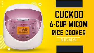 CUCKOO CR0631F 6Cup Micom Rice Cooker Review [upl. by Dudden]