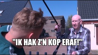 Piet 89 schiet met pistool op buren “Ik laat ze verbrandenquot [upl. by Gian]