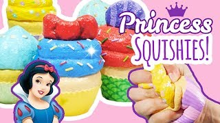 Homemade Squishy Update 12  Disney Princess Cupcake Series [upl. by Jepson]