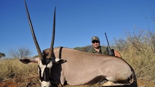 Gemsbok Hunt in South Africa with Chad Hall [upl. by Nazus]