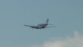 6313 Beechcraft 58 Baron flies by [upl. by Asuncion]