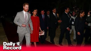 Meghan Markle instructed to leave red carpet in odd moment with Prince Harry [upl. by Raye]