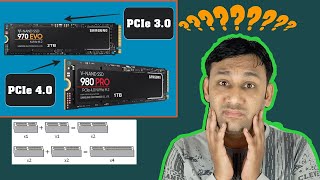 What is PCIe  PCIe 30 vs PCIe 40 Explain in Hindi [upl. by Florio481]