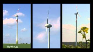 Enercon wind energy turbines in action [upl. by O'Driscoll]